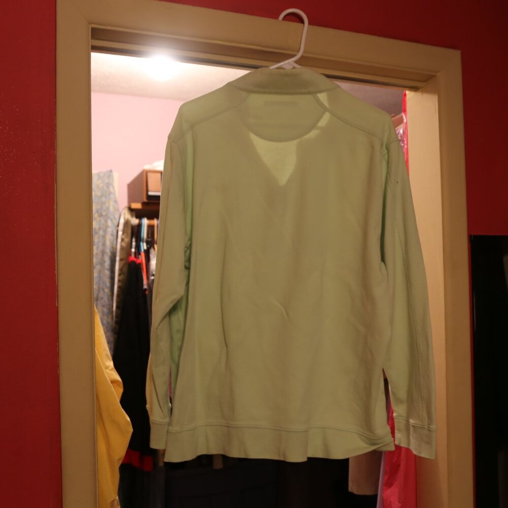 Greg Norman Jacket Light Green Pullover Zipper Xl - image 2